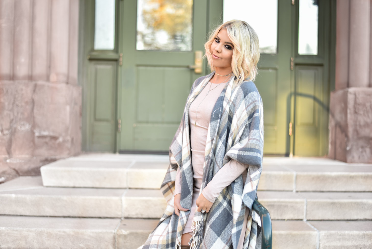 The Best Plaid Cape for Under $40 graphic