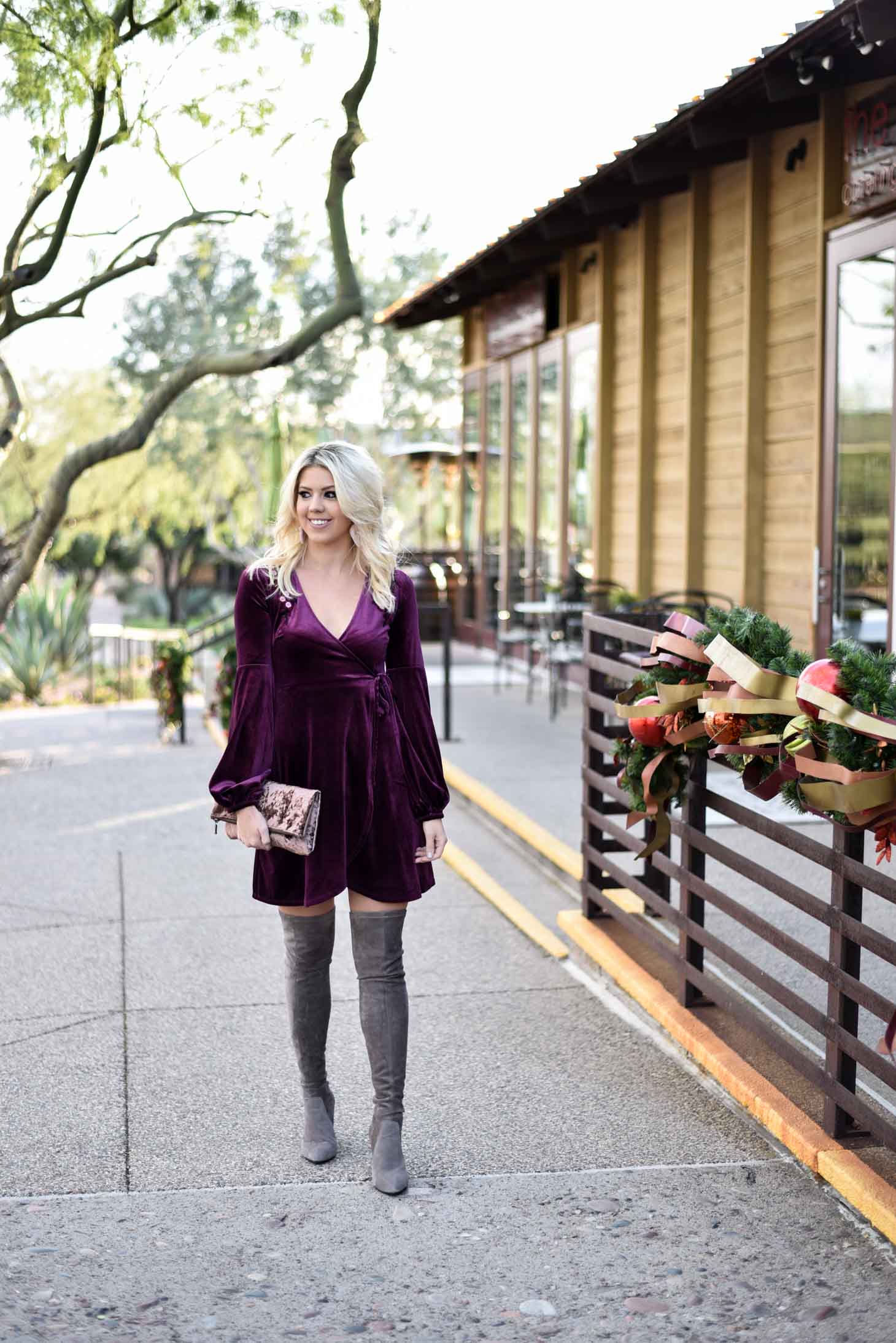 Erin Elizabeth of Wink and a Twirl in Holiday Dress