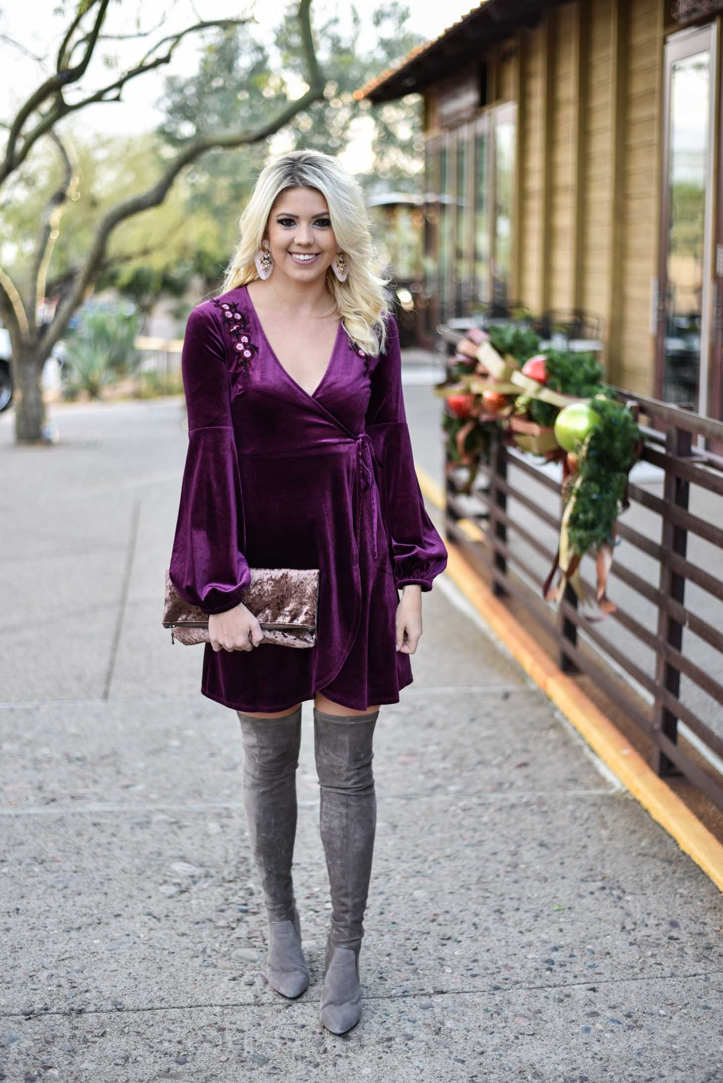 Erin Elizabeth of Wink and a Twirl in Holiday Dress