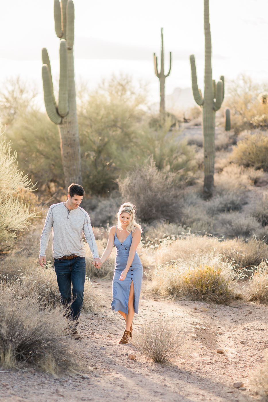 Erin Elizabeth of Wink and a Twirl and Hubby Photoshoot with Megan Lee of Megan Lee Photography in Arizona Desert Photoshoot