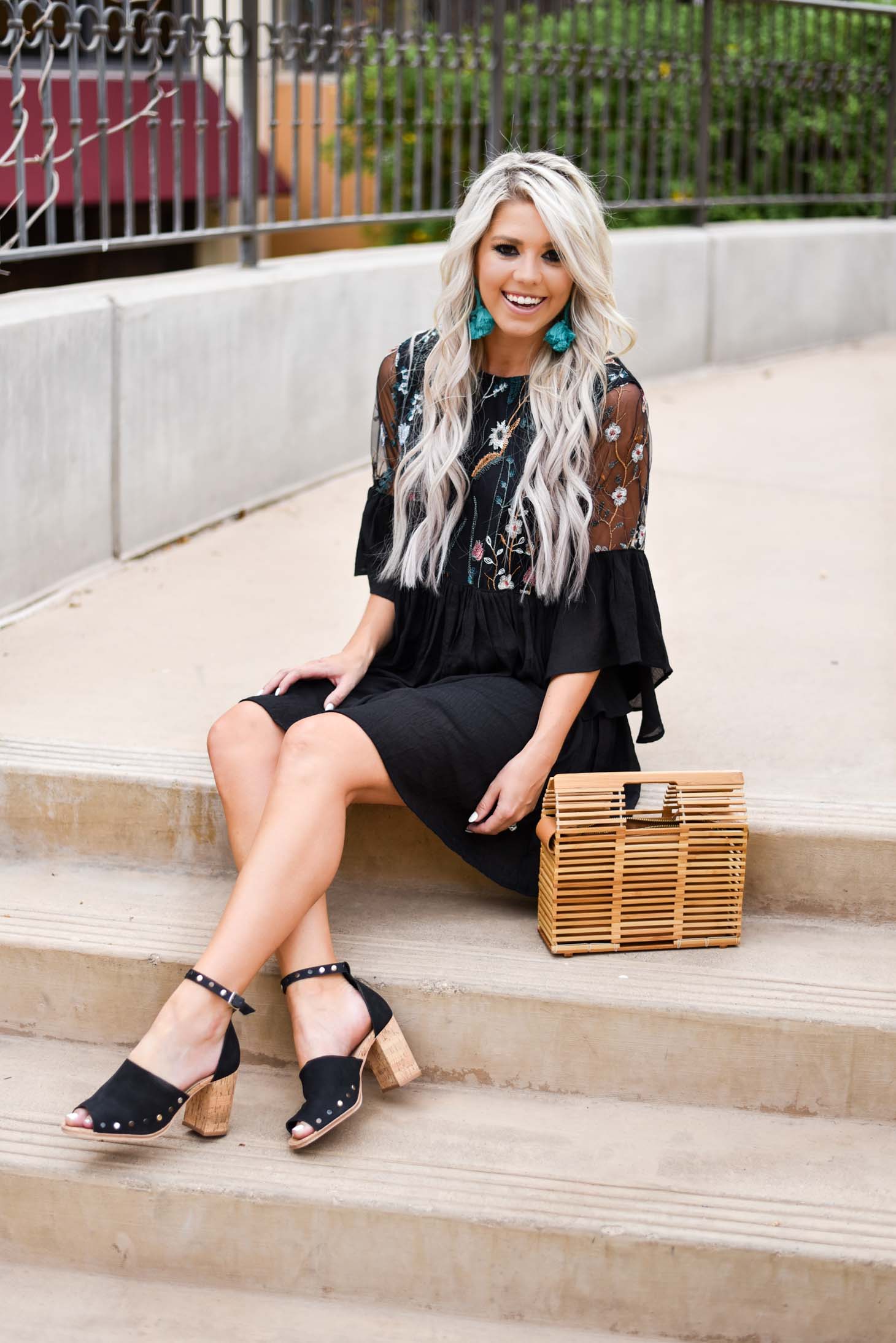 Erin Elizabeth of Wink and a Twirl shares the cutest Fall dress by Jillian Landry Designs