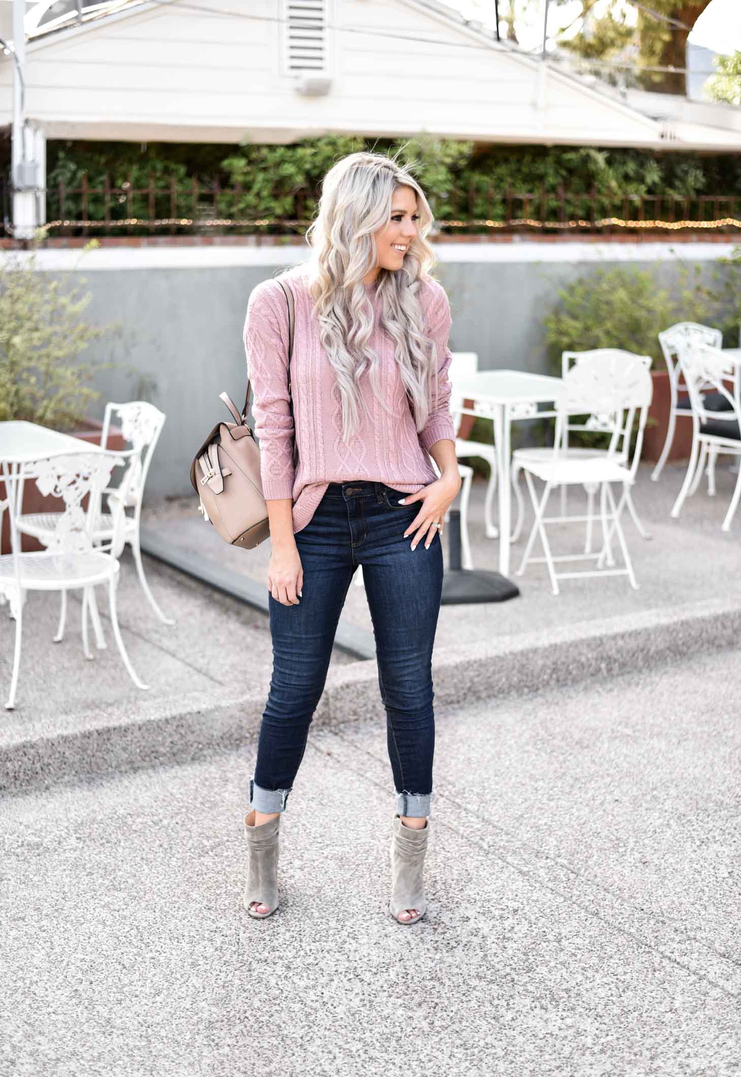 The Perfect Cable Knit Sweater - Wink and a Twirl