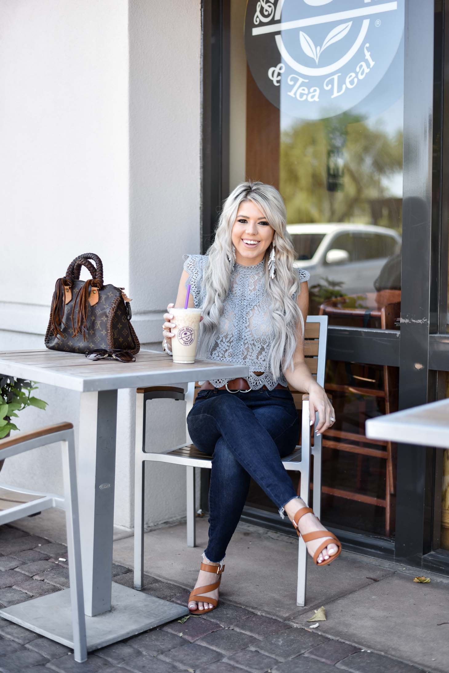 Erin Elizabeth of Wink and a Twirl shares the cutest Chicwish lace top perfect for your Fall style
