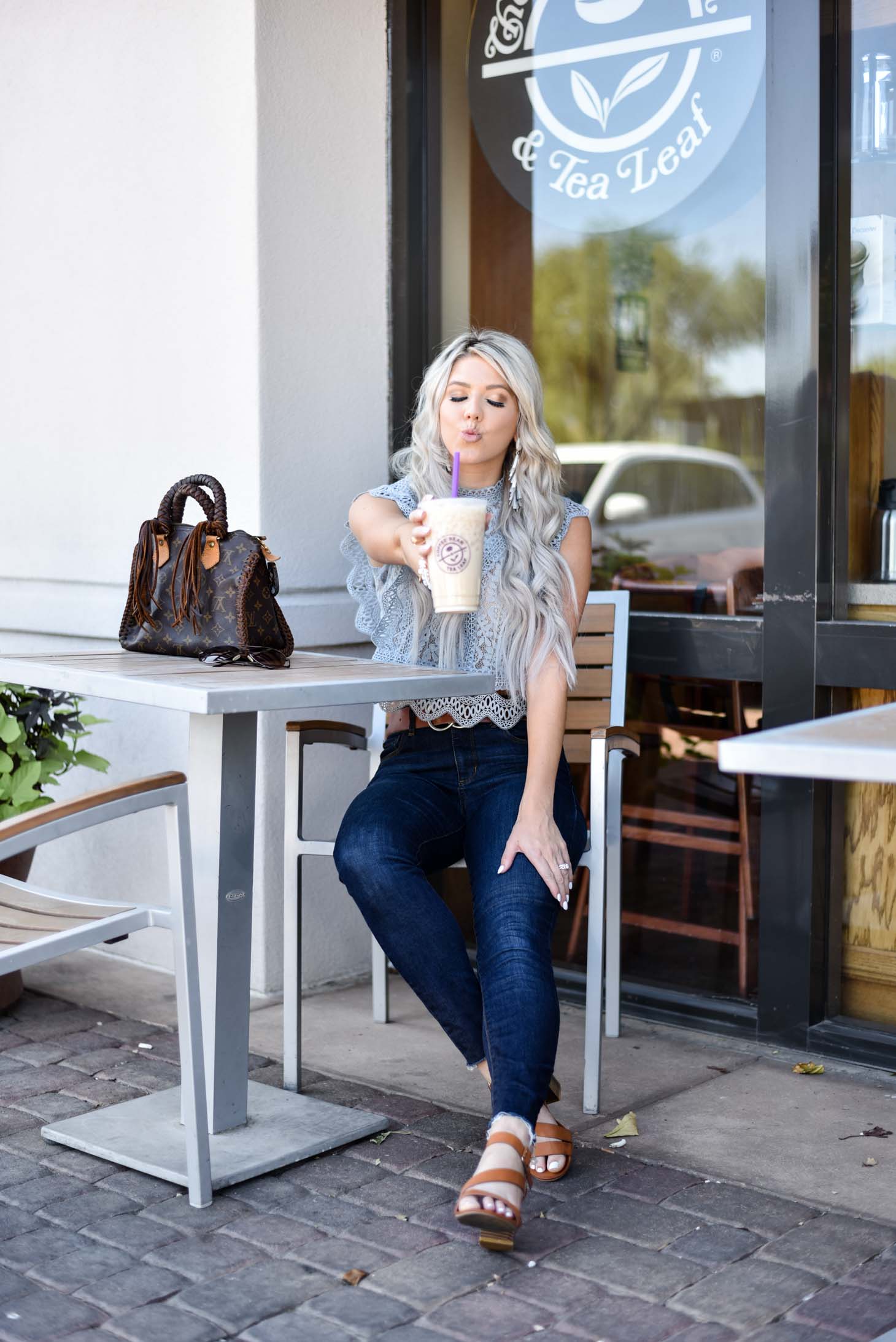 Erin Elizabeth of Wink and a Twirl shares the cutest Chicwish lace top perfect for your Fall style