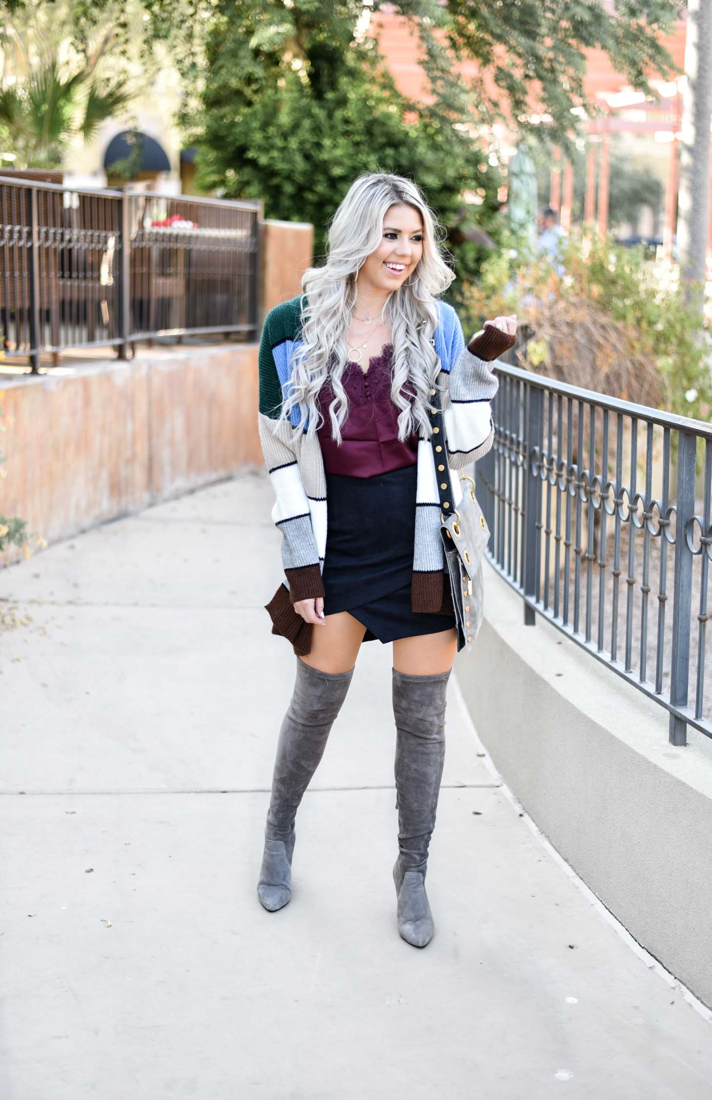 Erin Elizabeth of Wink and a Twirl shares a fun fall style from Goodnight Macaroon