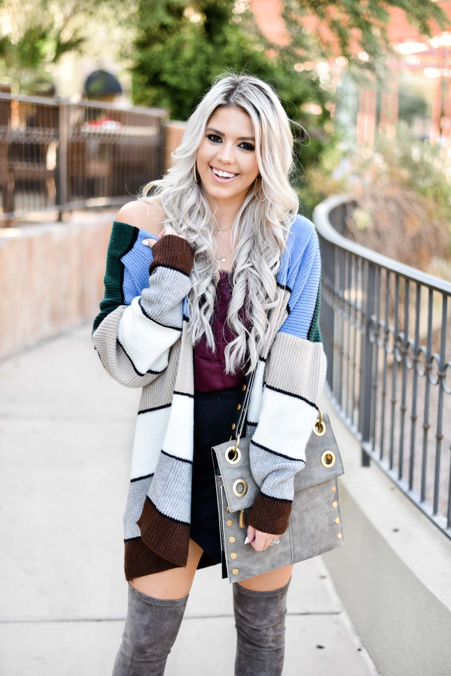 Erin Elizabeth of Wink and a Twirl shares a fun fall style from Goodnight Macaroon