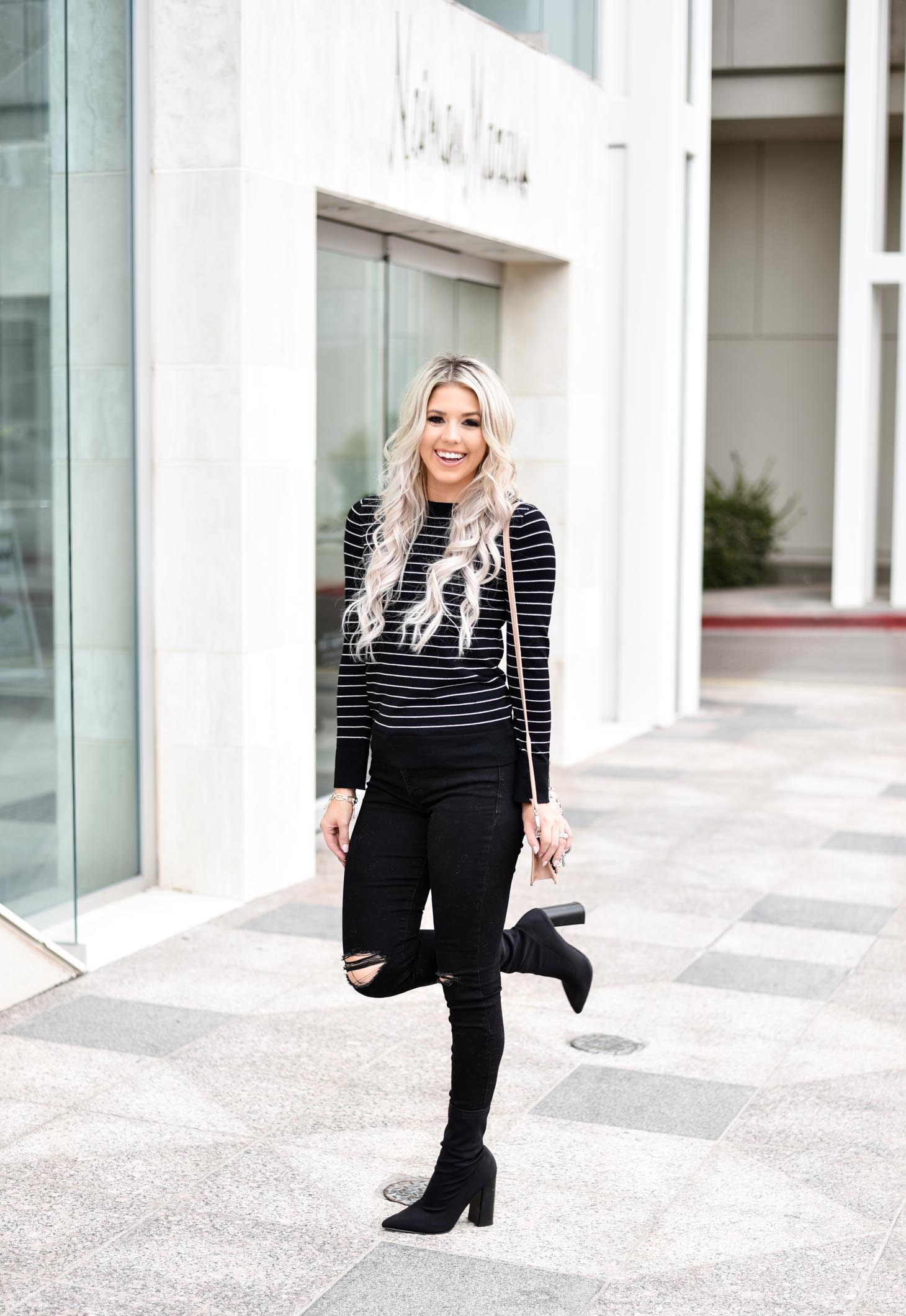 Erin Elizabeth of Wink and a Twirl shares two classic sweaters from J.Ing Official