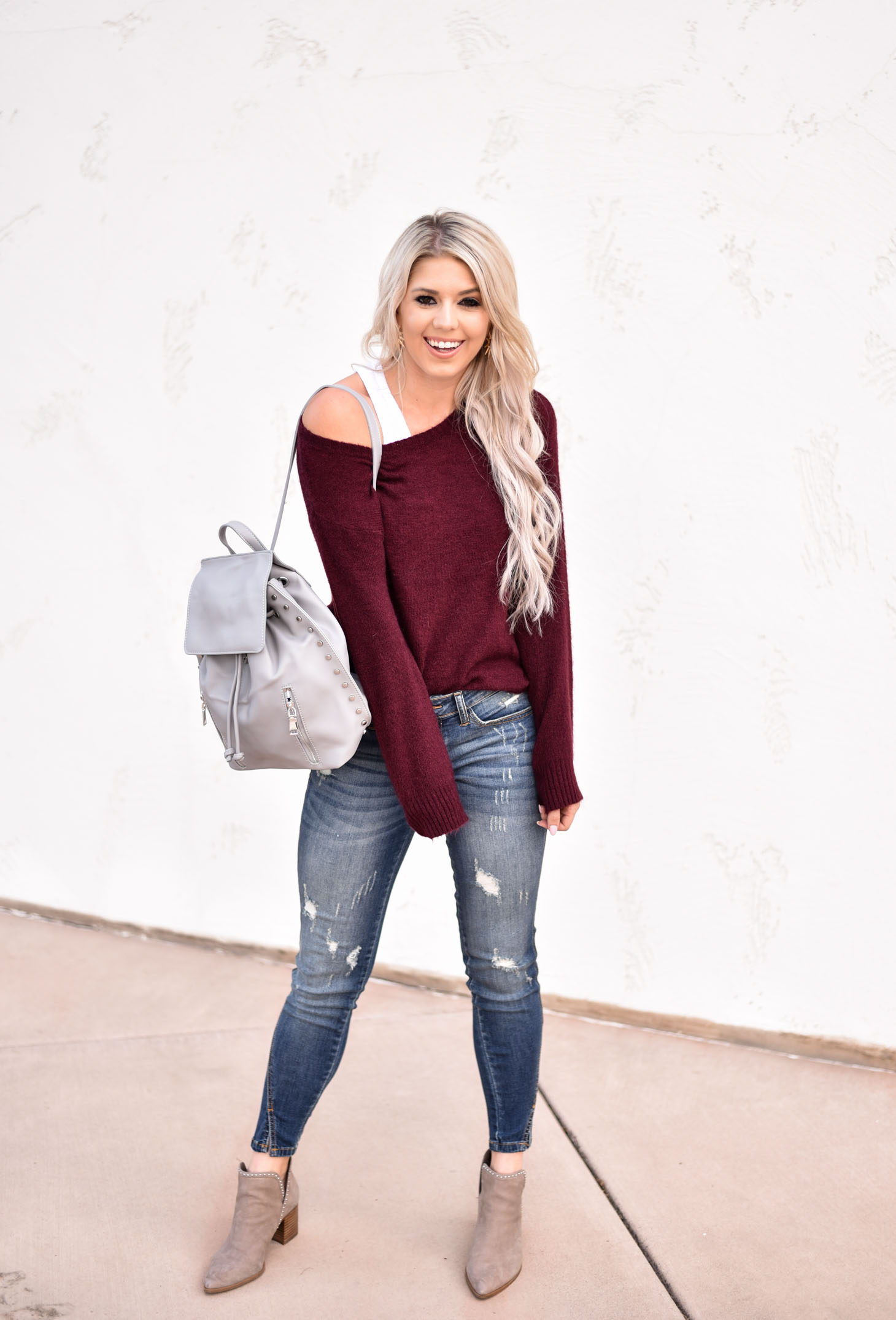 Erin Elizabeth of Wink and a Twirl shares the most comfortable fall style with Vici Dolls