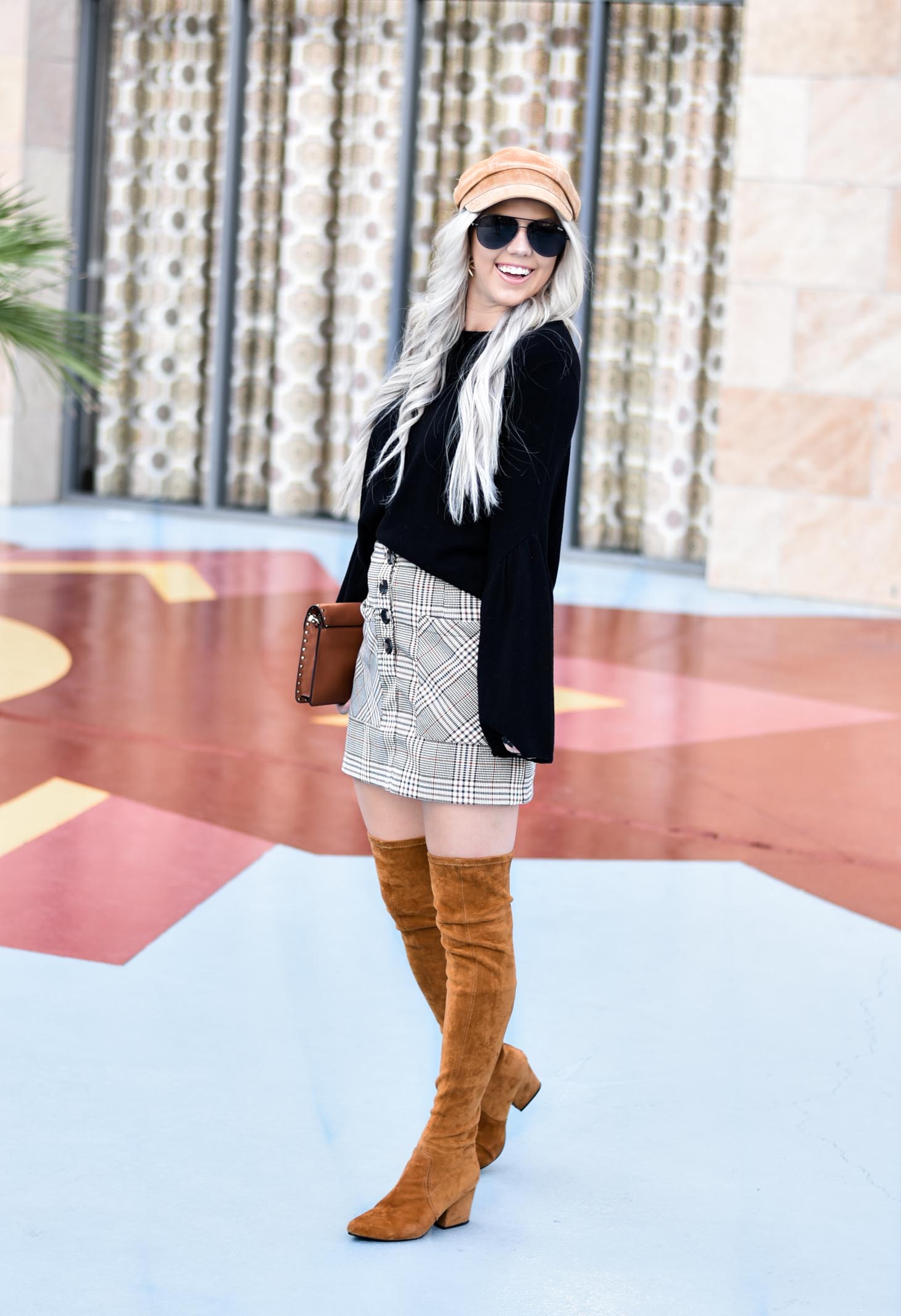 Erin Elizabeth of Wink and a Twirl shares the cutest fall outfit from Pink Lily Boutique 