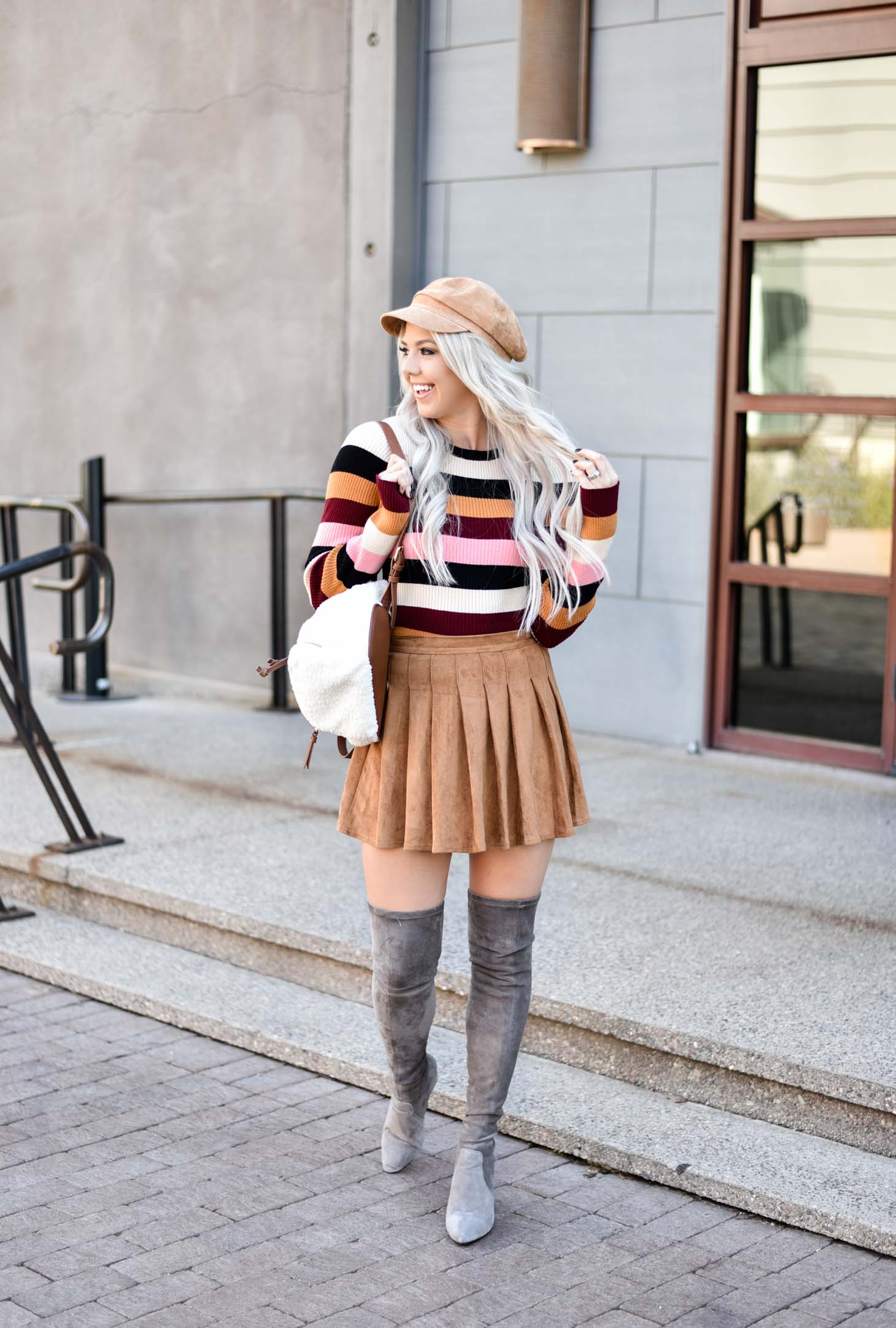 Erin Elizabeth of Wink and a Twirl shares the cutest fall style that is from Forever 21 and super affordable style