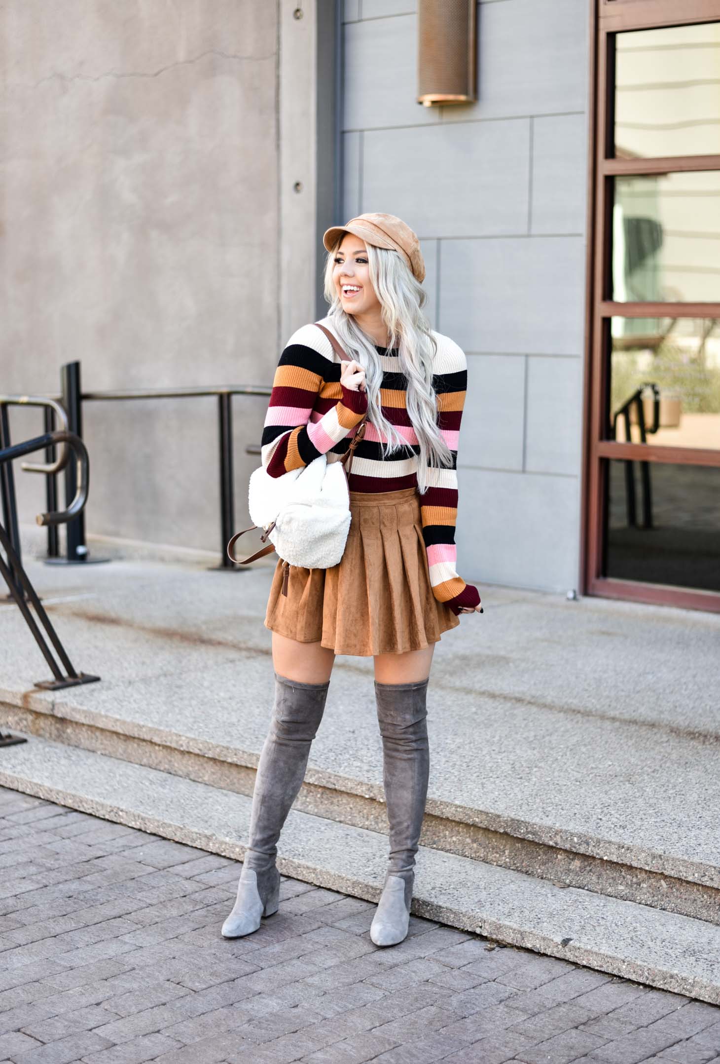 Erin Elizabeth of Wink and a Twirl shares the cutest fall style that is from Forever 21 and super affordable style