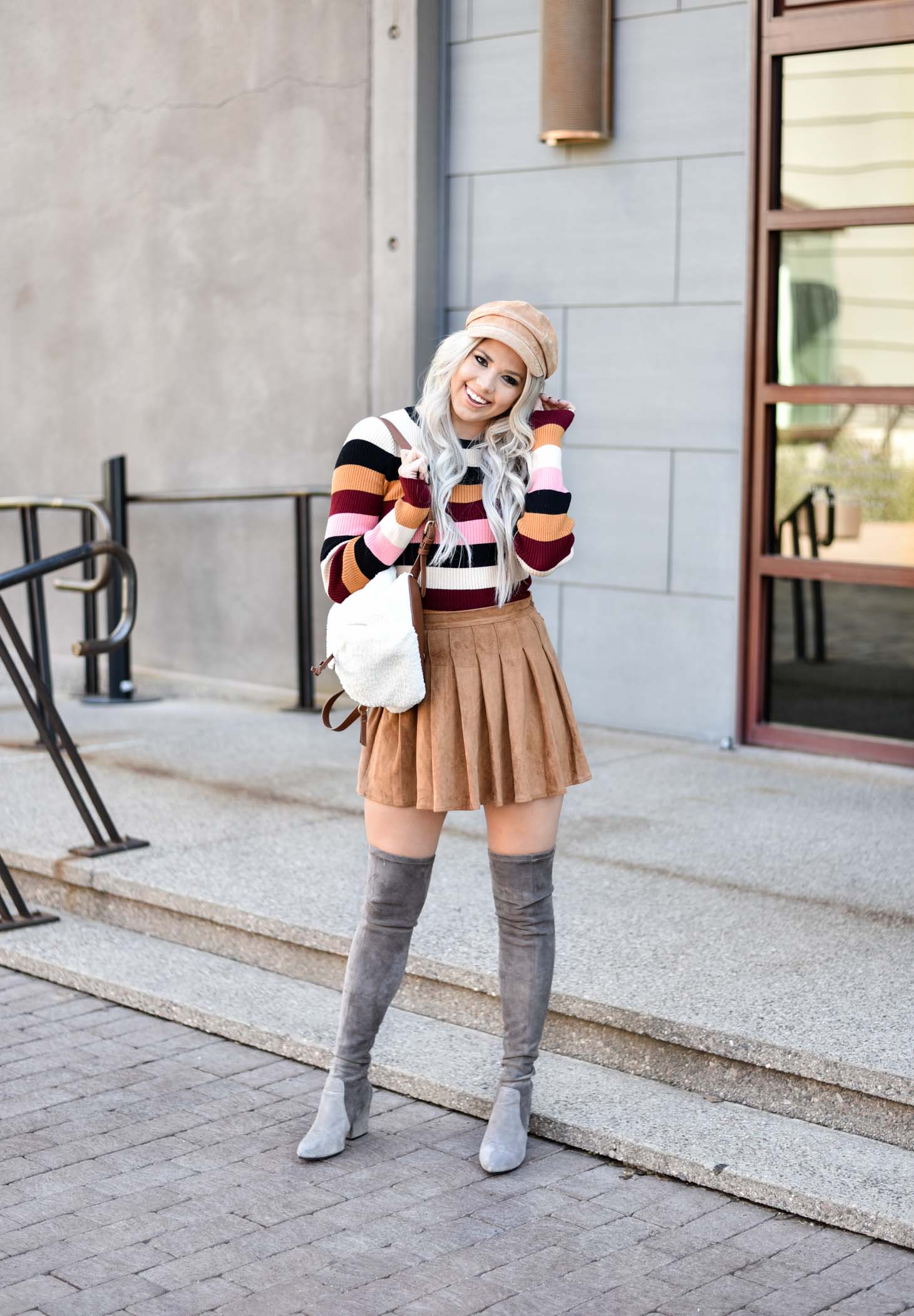 Erin Elizabeth of Wink and a Twirl shares the cutest fall style that is from Forever 21 and super affordable style