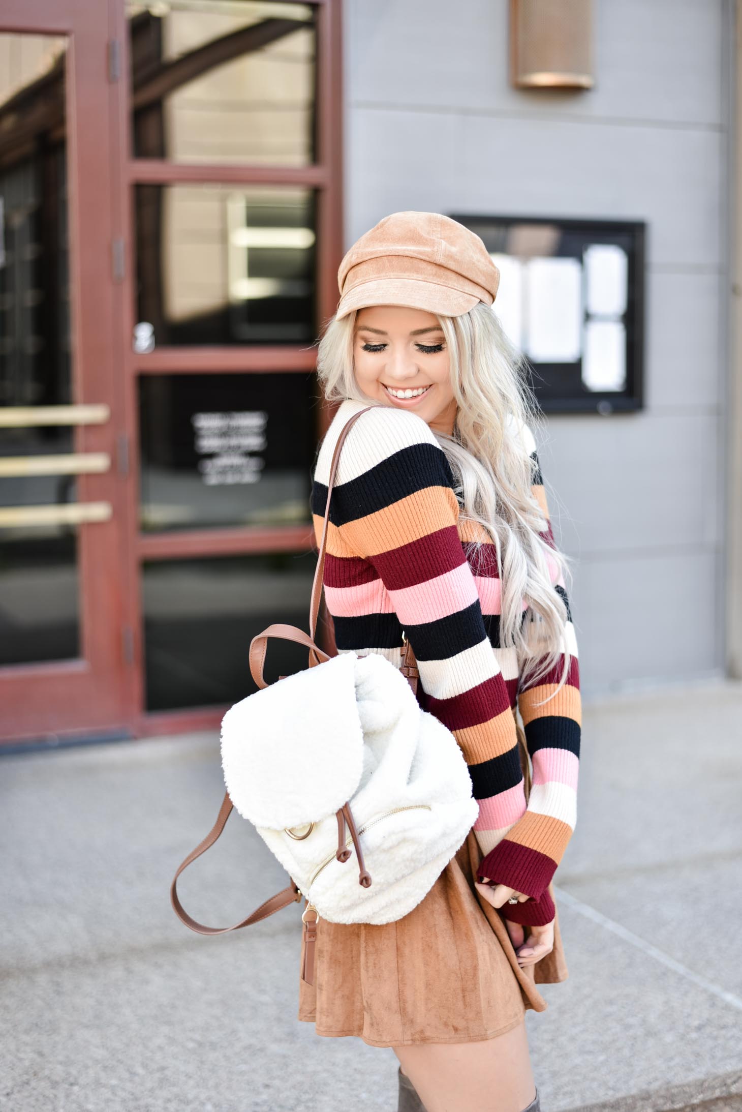 Erin Elizabeth of Wink and a Twirl shares the cutest fall style that is from Forever 21 and super affordable style