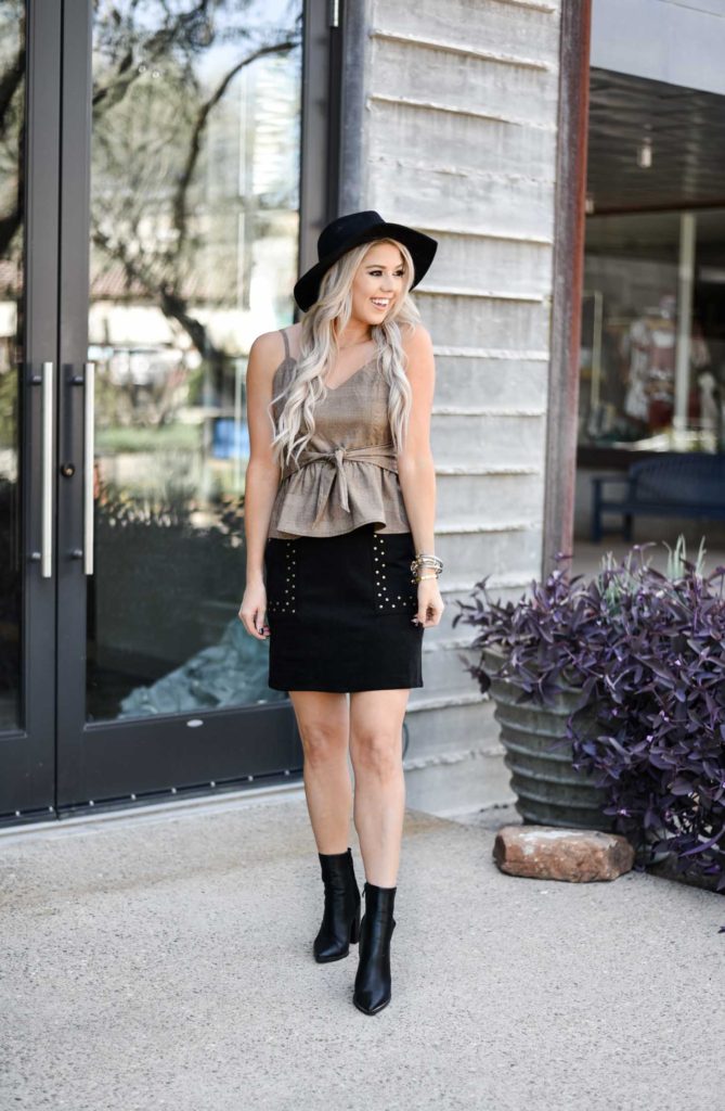 The Cutest Peplum Top For Fall - Wink and a Twirl