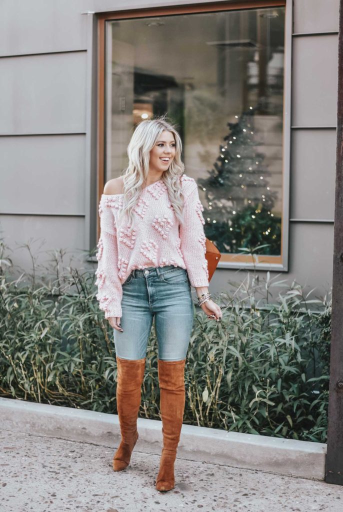 Erin Elizabeth of Wink and a Twirl shares the must have sweater from Chicwish