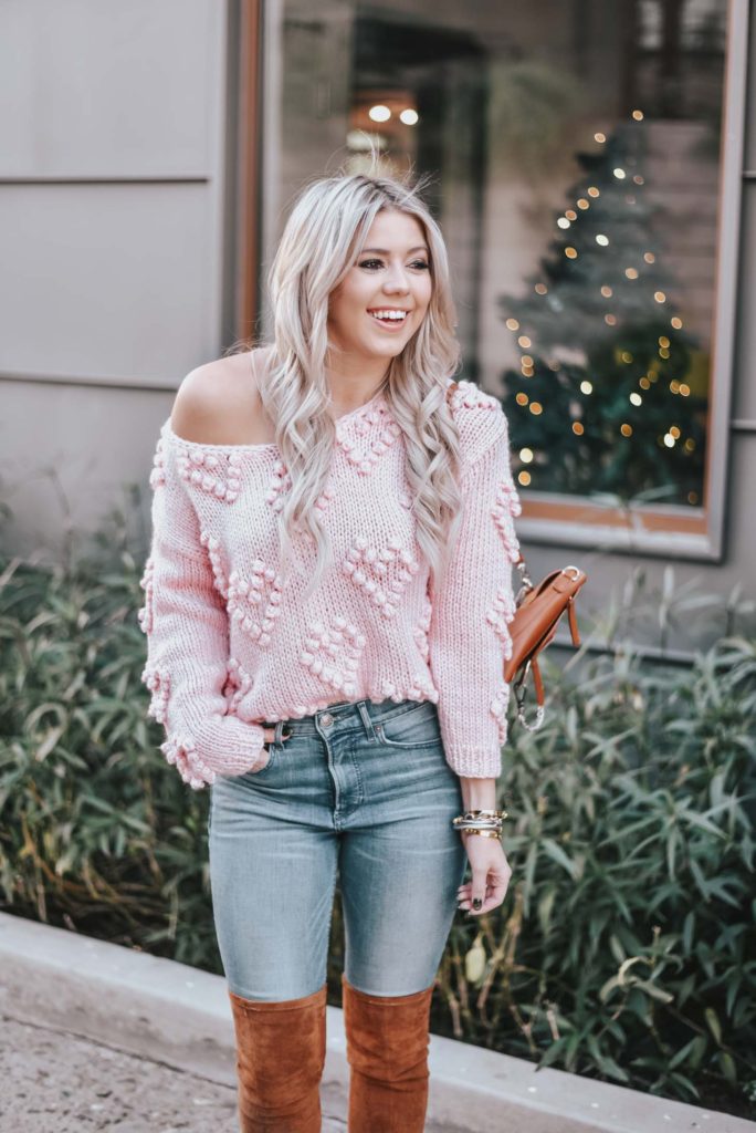 Erin Elizabeth of Wink and a Twirl shares the must have sweater from Chicwish