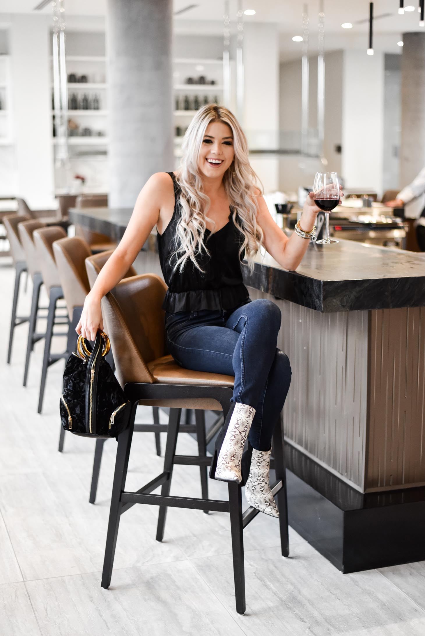 Erin Elizabeth of Wink and a Twirl share the cutest look for a night out from Lulus