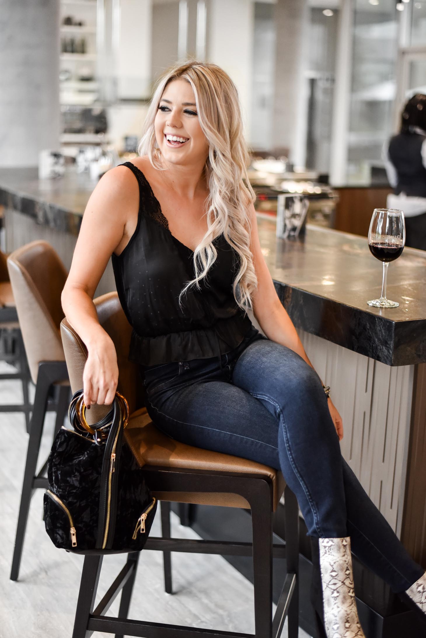 Erin Elizabeth of Wink and a Twirl share the cutest look for a night out from Lulus