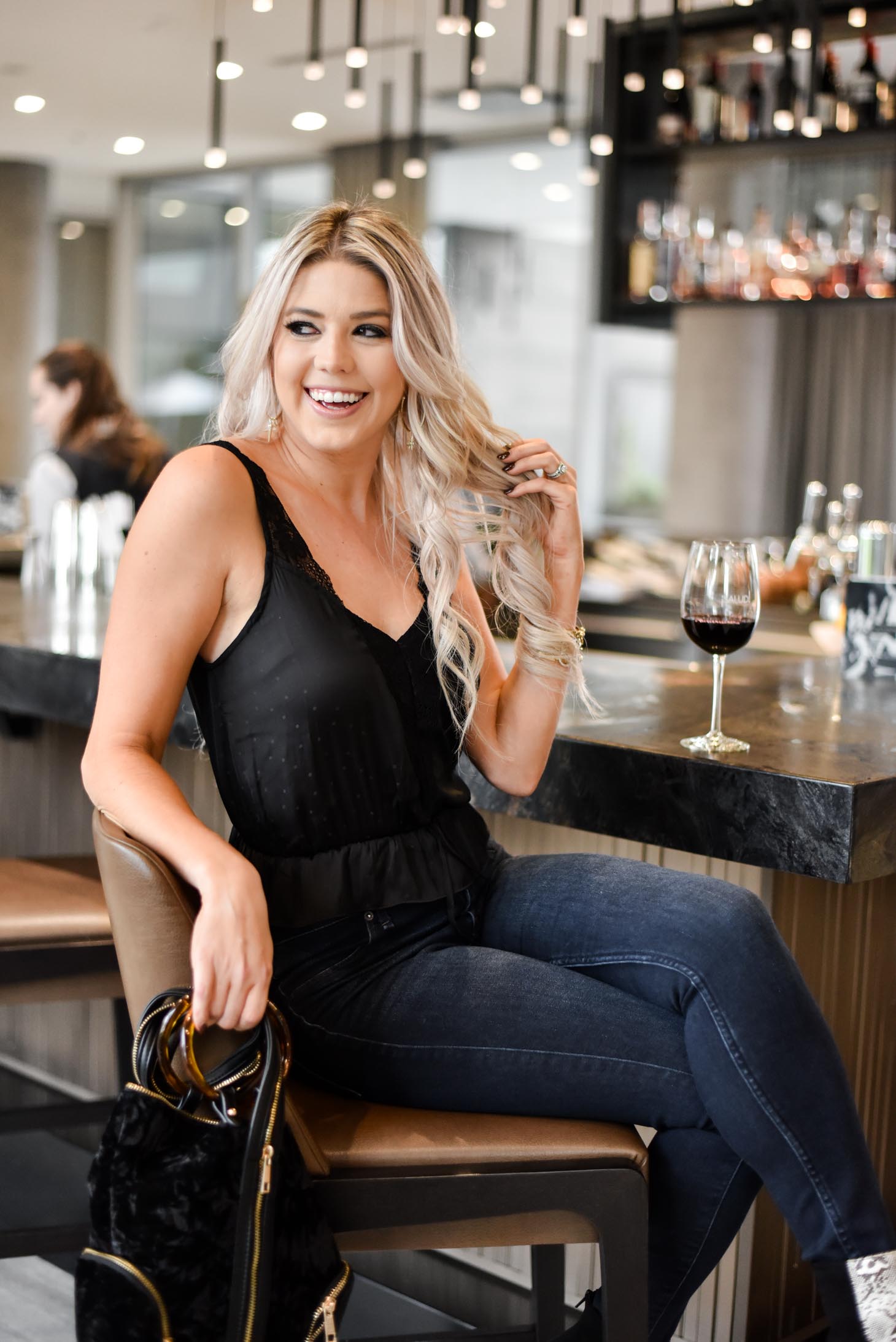 Erin Elizabeth of Wink and a Twirl share the cutest look for a night out from Lulus