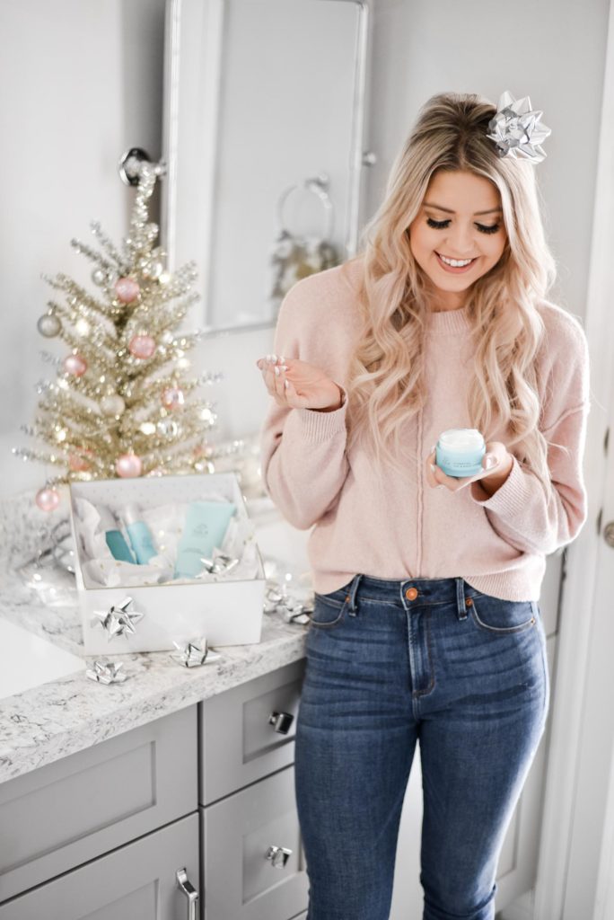 Erin Elizabeth of Wink and a Twirl shares her Tula skincare routine and holiday picks