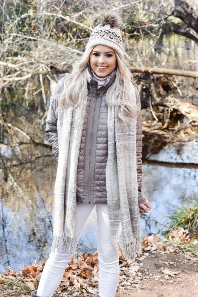 Erin Elizabeth of Wink and a Twirl and her hubby, Brad, share some holiday photos with Johnston & Murphy coats and boots