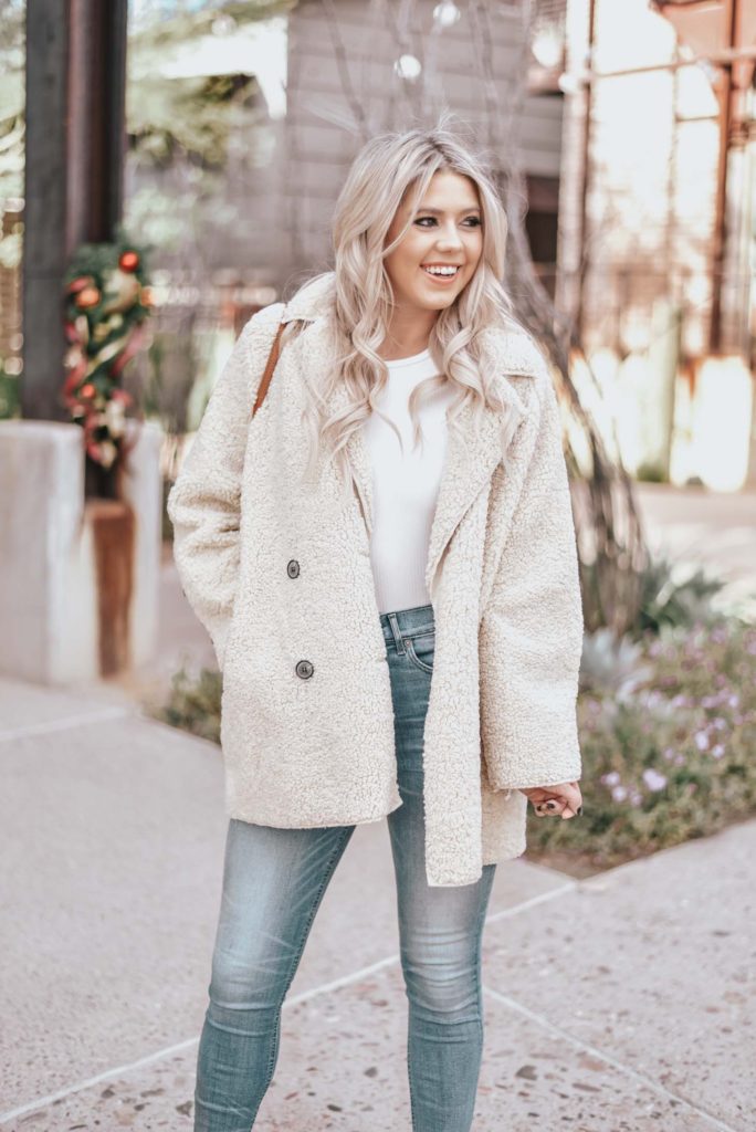 The Perfect Teddy Coat for $100 - Wink and a Twirl