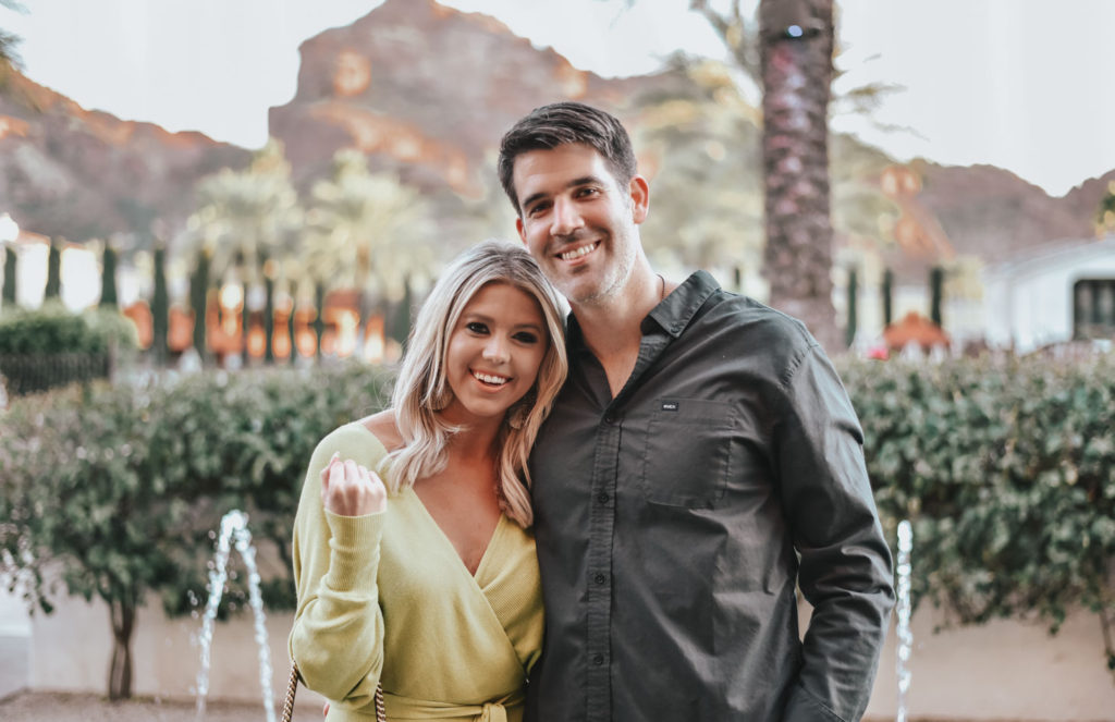 Erin Elizabeth of Wink and a Twirl shares her and her husbands wedding reunion weekend at the Omni Resort and Spa at Montelucia in Scottsdale, Arizona