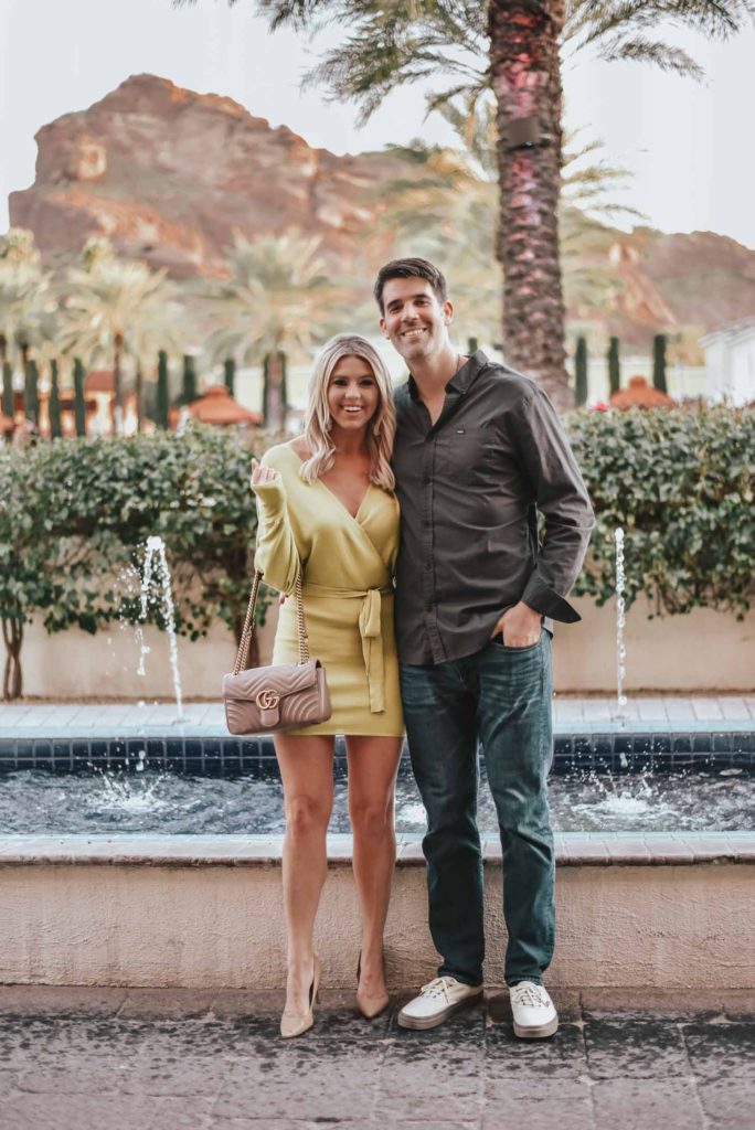 Erin Elizabeth of Wink and a Twirl shares her and her husbands wedding reunion weekend at the Omni Resort and Spa at Montelucia in Scottsdale, Arizona