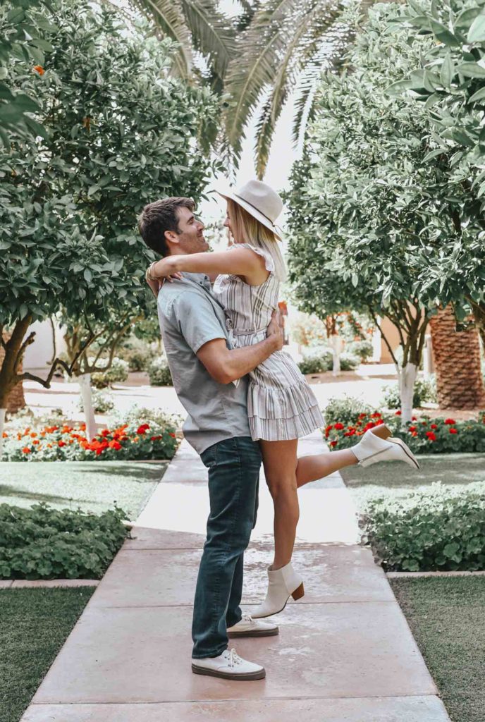 Erin Elizabeth of Wink and a Twirl shares her and her husbands wedding reunion weekend at the Omni Resort and Spa at Montelucia in Scottsdale, Arizona