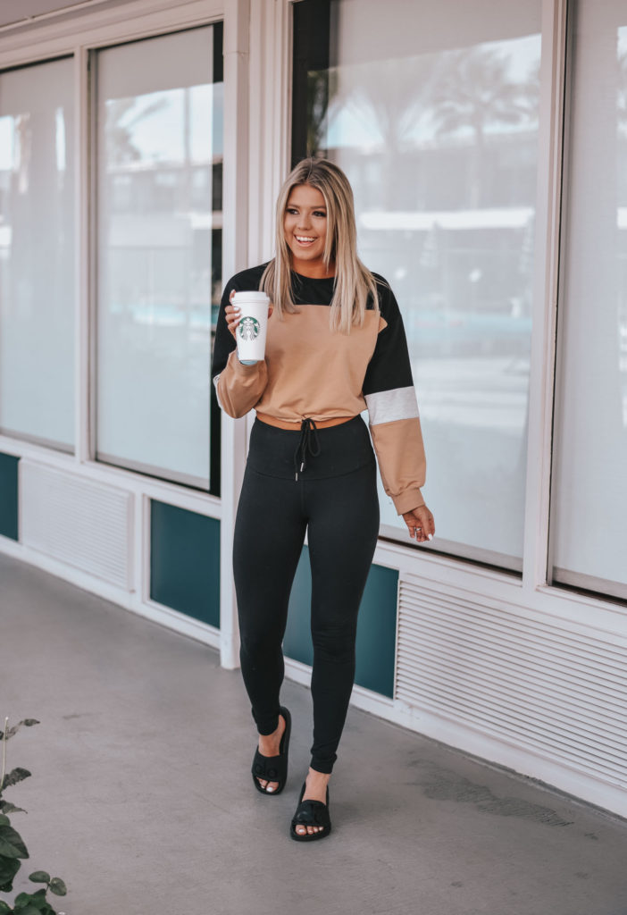 Erin Elizabeth of Wink and a Twirl shares her new favorite crop sweater from Amazon 