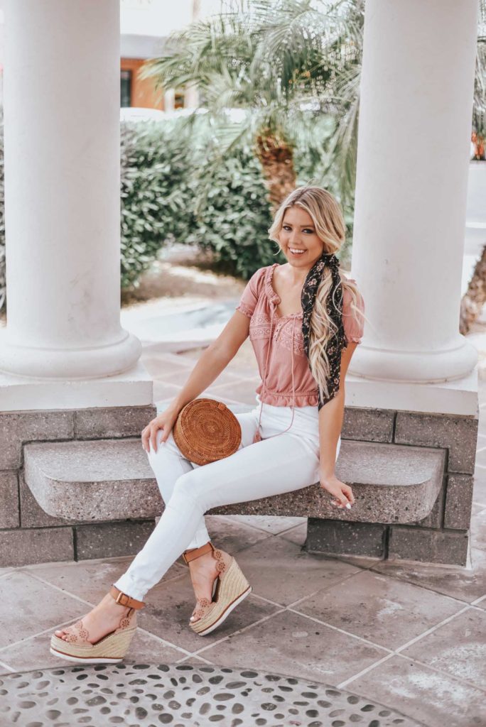 Erin Elizabeth of Wink and a Twirl shares the perfect spring look from Shop Priceless