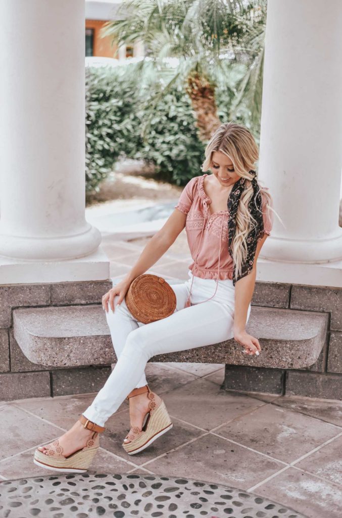 Erin Elizabeth of Wink and a Twirl shares the perfect spring look from Shop Priceless