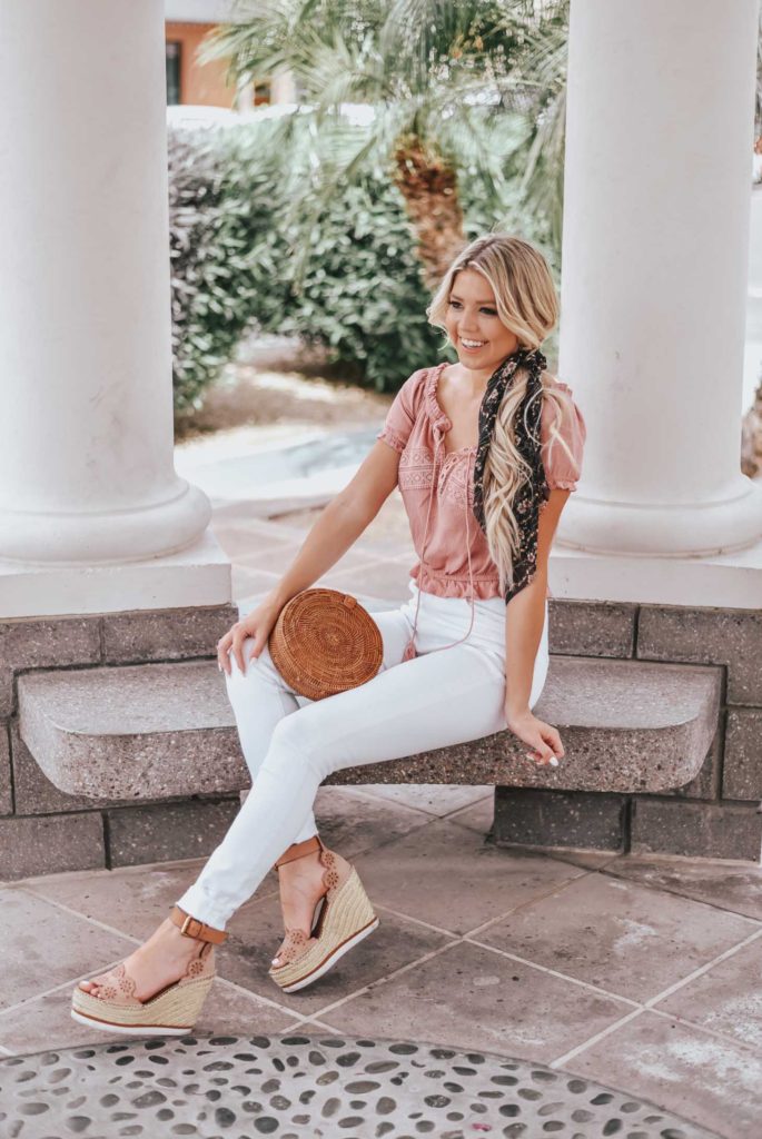 Erin Elizabeth of Wink and a Twirl shares the perfect spring look from Shop Priceless