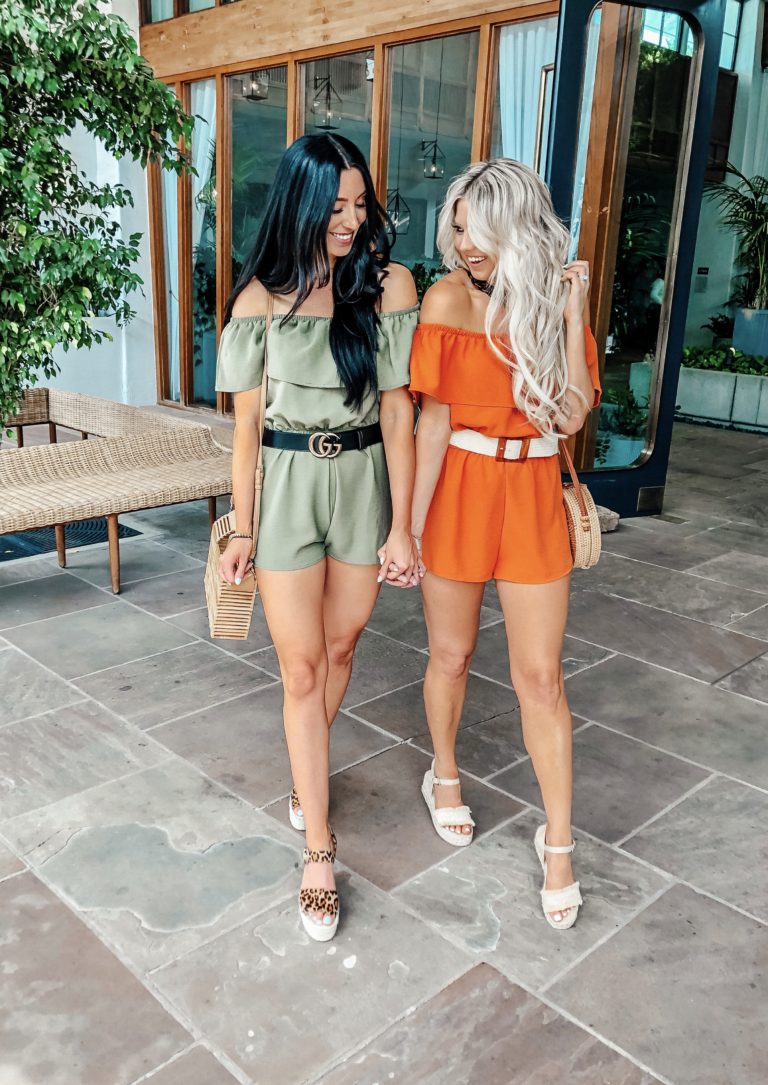 Bestie Rompers - Wink and a Twirl