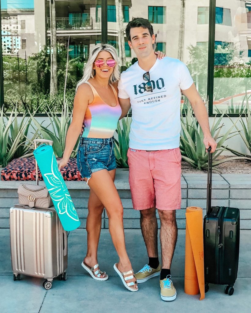 Erin Elizabeth of Wink and a Twirl and husband, Brad, share their staycation at the Andaz Scottsdale Resort and Vikara Nights fitness retreat